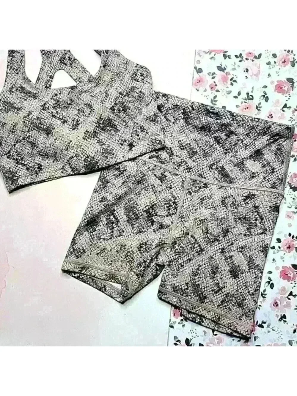 Gap Fit Snakeskin Bike Shorts